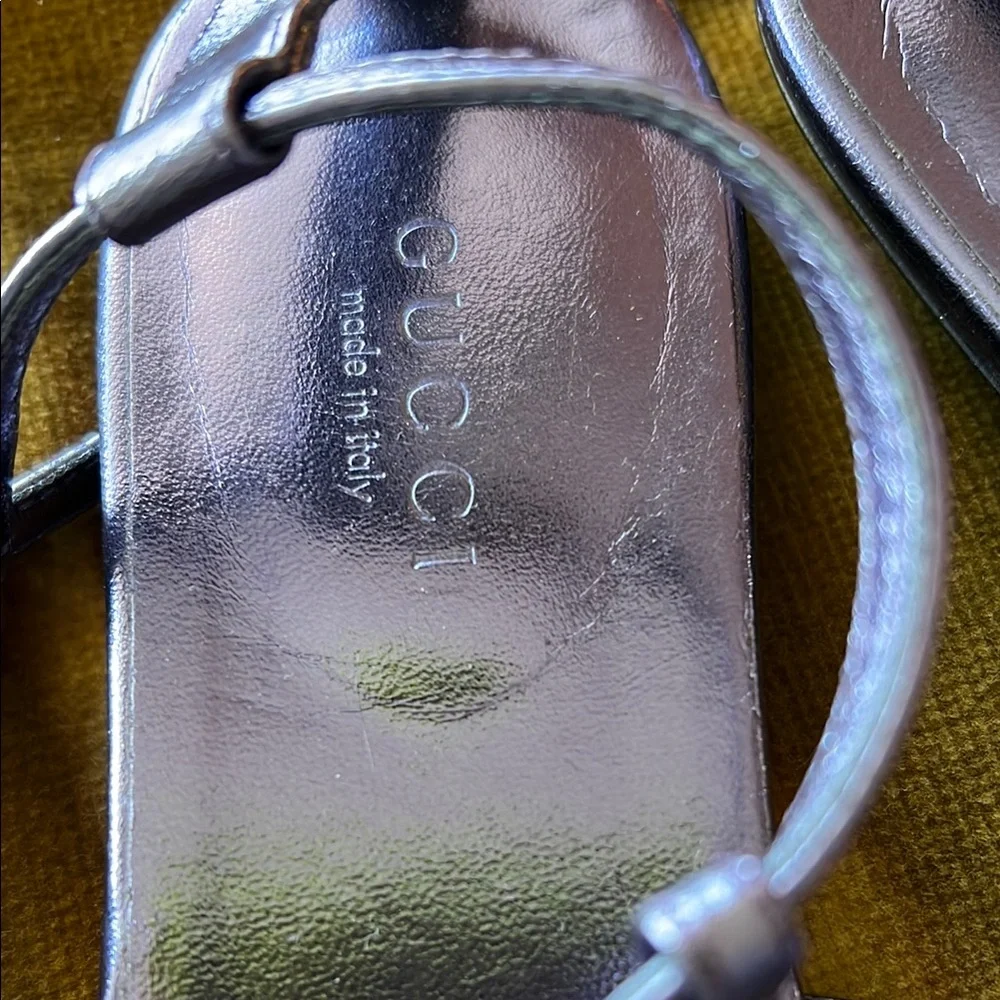 Gucci Women's Purple Sandals - Picture 4 of 5